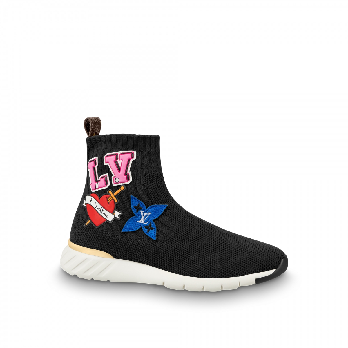BLACK HEART SOCK SNEAKER BOOT $8,000
